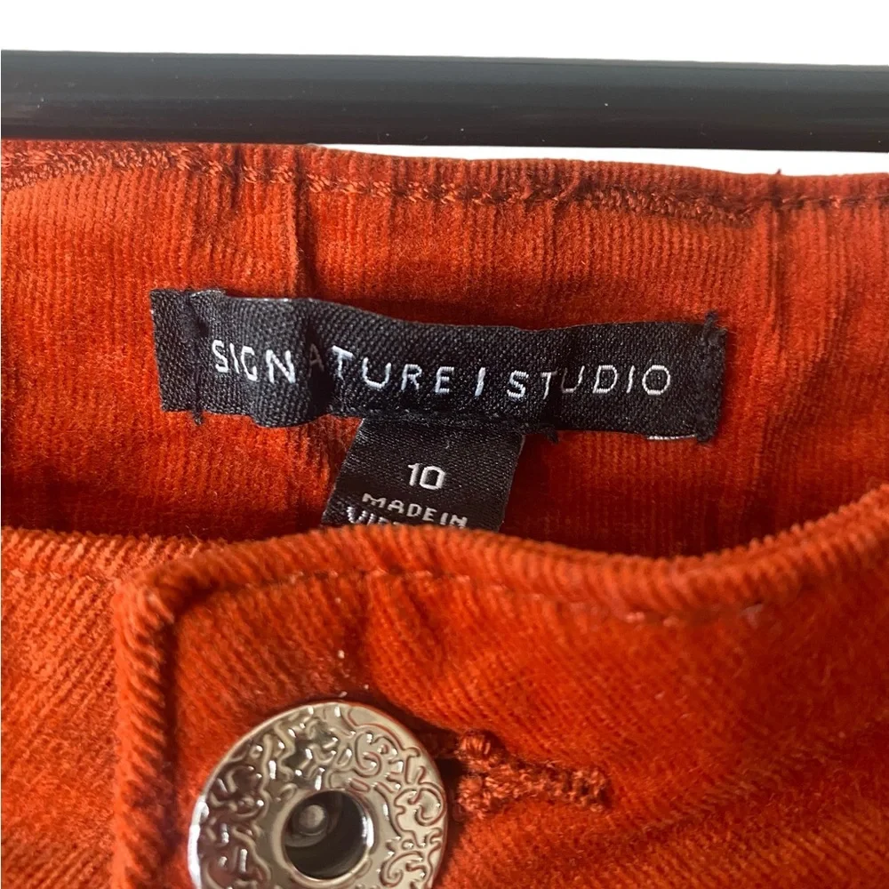 Sign Turi I Brand Corduroy Rust Color Pants Size 10